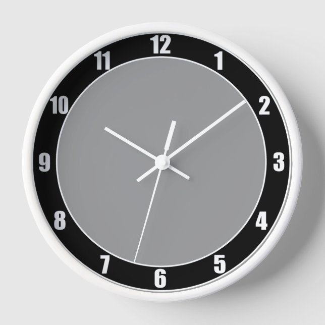 Einfache Wall-Uhr 4 Wanduhr (Vorderseite)