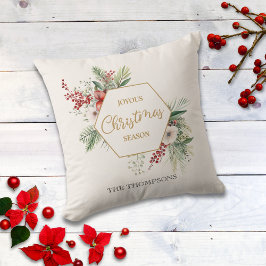 Einfache Wasserfarbe Botanischer Familienname Weih Kissen