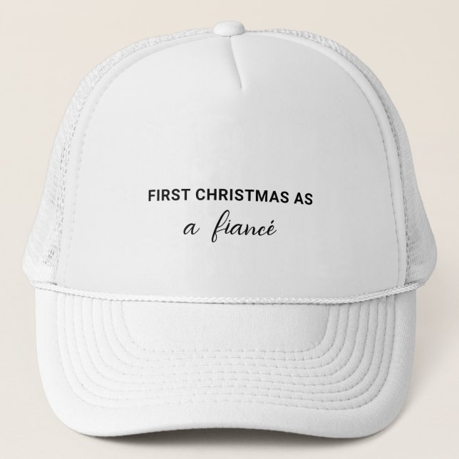 Einfache Weihnachten als Fiancé | Verlobt Truckerkappe (Vorderseite)