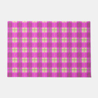 Einfache Weihnachten Kariert rosa Lila geprüft