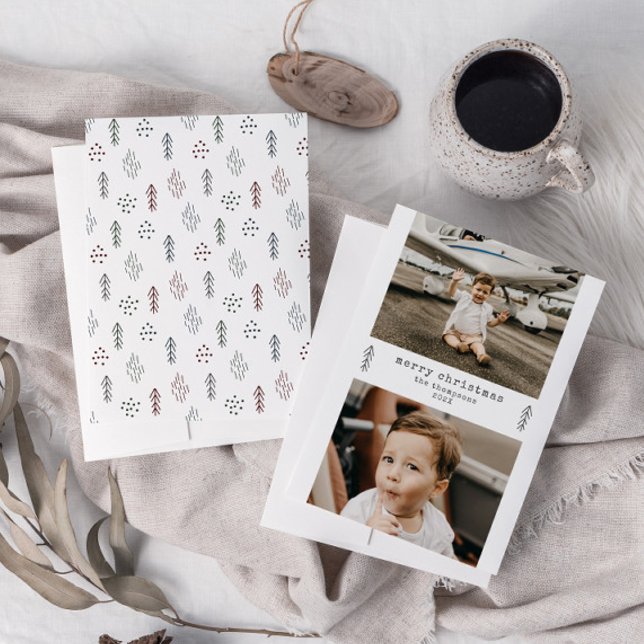 Einfache Weihnachten Minimalistisch 2 Foto Urlaubs (Von Creator hochgeladen)