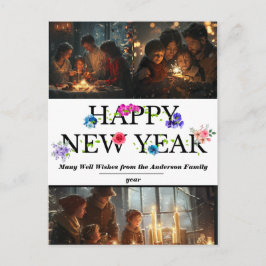 Einfache Weihnachtsfeier Postkarte