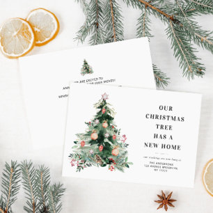 einfache Weihnachtsfeiertage Feiertagskarte