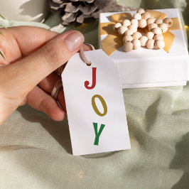 Einfache Weihnachtsfreude Geschenkanhänger