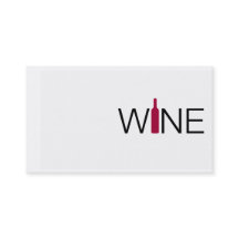 Einfache Weinkarte