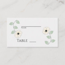 Einfache Weiße Anemone Floral