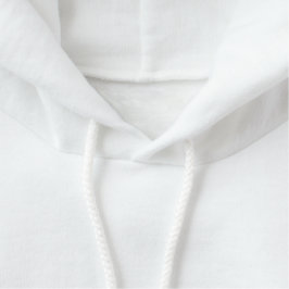 Einfache Weiße Behörde® Bestickter Hoodie