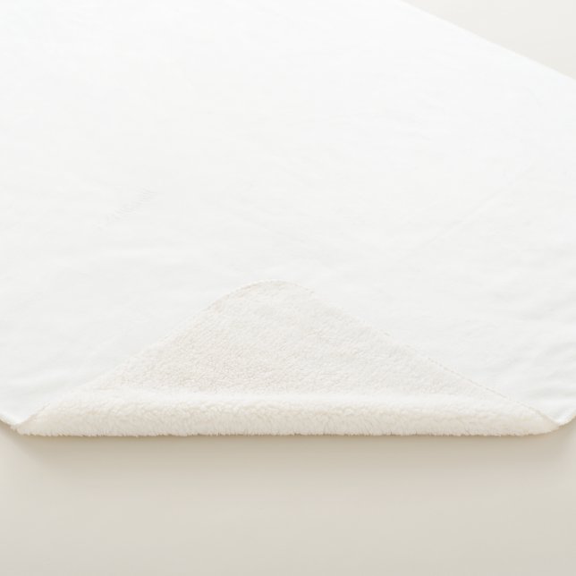 Einfache Weiße Behörde® Sherpadecke (3/4)