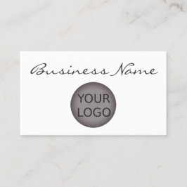 Einfache weiße, benutzerdefinierte Logos und Farbe Visitenkarte