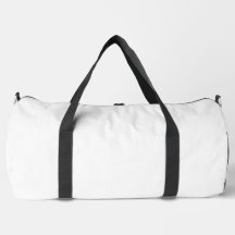 Einfache weiße große Duffel-Tasche - Duffel-Tasche