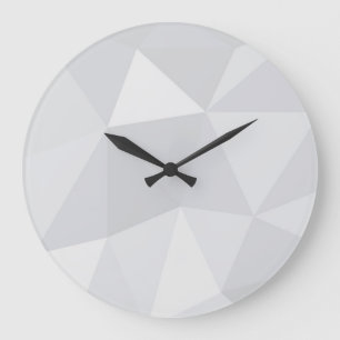 Einfache, weiße, moderne, trendige, coole Abbildun Große Wanduhr