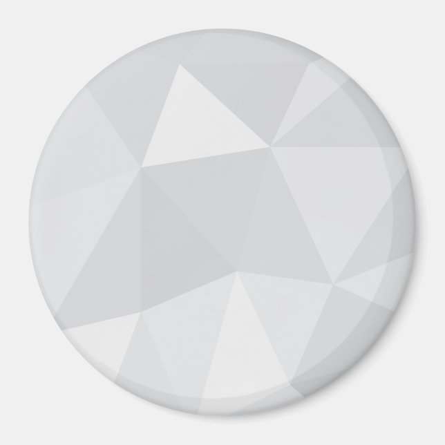 Einfache, weiße, moderne, trendige, coole Abbildun Magnet (Vorne)