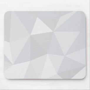 Einfache, weiße, moderne, trendige, coole Abbildun Mousepad