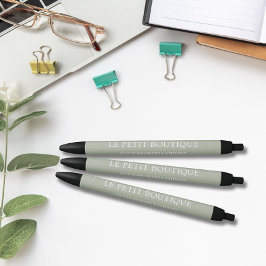 Einfache Werbeaktion für grüne Unternehmen Kugelschreiber