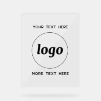 Einfache Werbeaktion für Logos