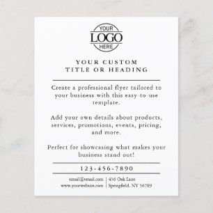 Einfache Werbeaktion für moderne, helle, rosa Firm Flyer