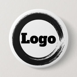 Einfache Werbeaktion - Schwarzes Logo für kleine U Button