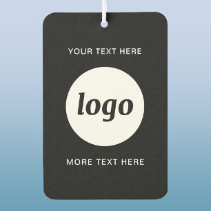 Einfache Werbung für Logos und Texte Autolufterfrischer