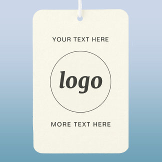 Einfache Werbung für Logos und Texte Autolufterfrischer