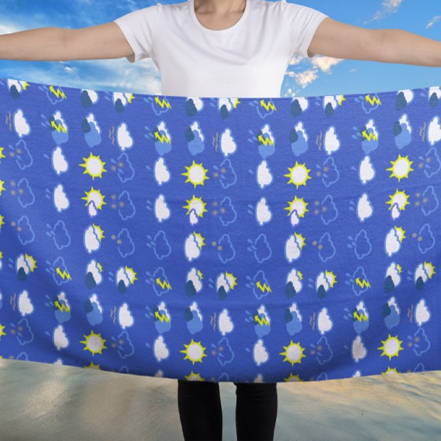 einfache Wettersymbole Strandtuch (Von Creator hochgeladen)