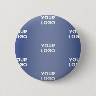 Einfache Wiederholung des Logos Navy Blue Gradient Button
