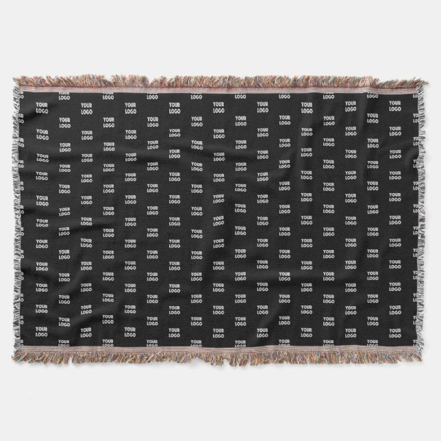Einfache Wiederholung des Logos | Schwarz Decke (Vorderseite)