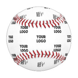 Einfache Wiederholung des Logos | weiß Baseball