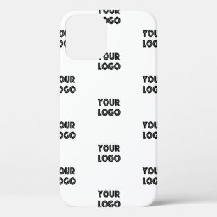 Einfache Wiederholung des Logos weiß Case-Mate iPhone Hülle
