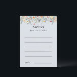 Einfache Wildblume Fern Dusty Blue Admin Card Hinweiskarte<br><div class="desc">Dieses schlichte Farnfarn-Design aus staubblauer Wildblume ist eine elegante Anordnung von goldgeometrischen Rahmen, die mit zarten Bouquets und Stielen aus bohfarbenem Blumengrün verziert sind. Mit einer Palette von zeitlosen, hellblauen Hintergründen, klassischen schwarzen Typografien und farbenfrohen Wildblumen, schaffen Sie ein romantisches Ambiente, das sich durch eine schöne und polierte Atmosphäre auszeichnet....</div>