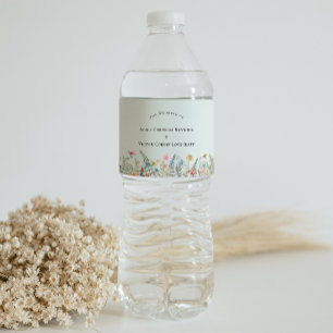 Einfache Wildblume Fern Mint Green Wedding