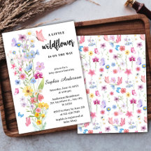 Einfache wilde Blumen Boho Floral neutrale Babypar