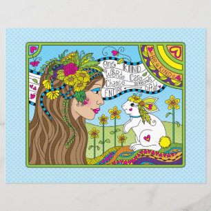 Einfache Word_Flachpapier Blatt 11" x 8,5"