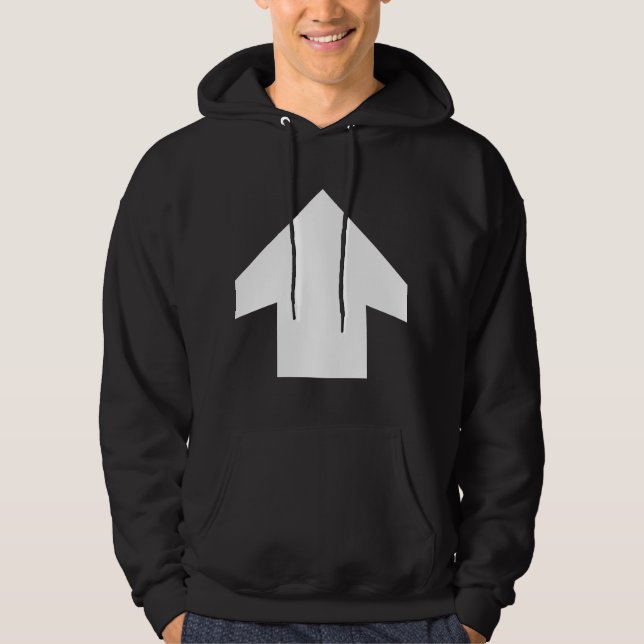 Einfache Zeile 01 Hoodie (Vorderseite)