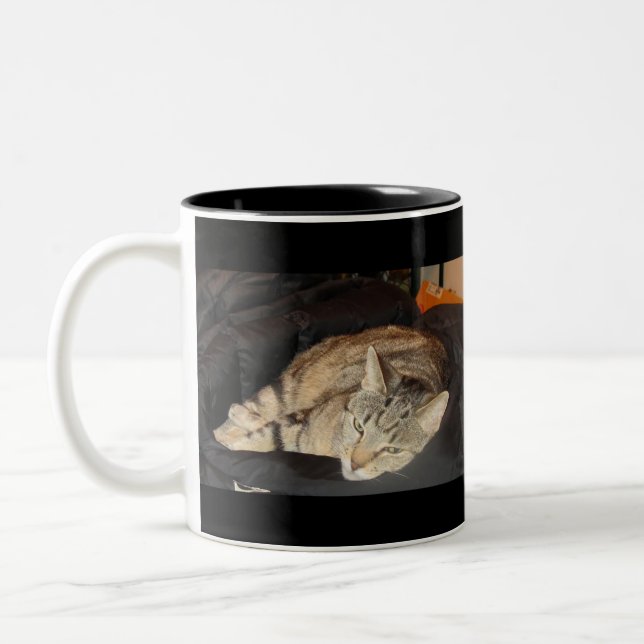 Einfache Zeit für Indigo Zweifarbige Tasse (Links)