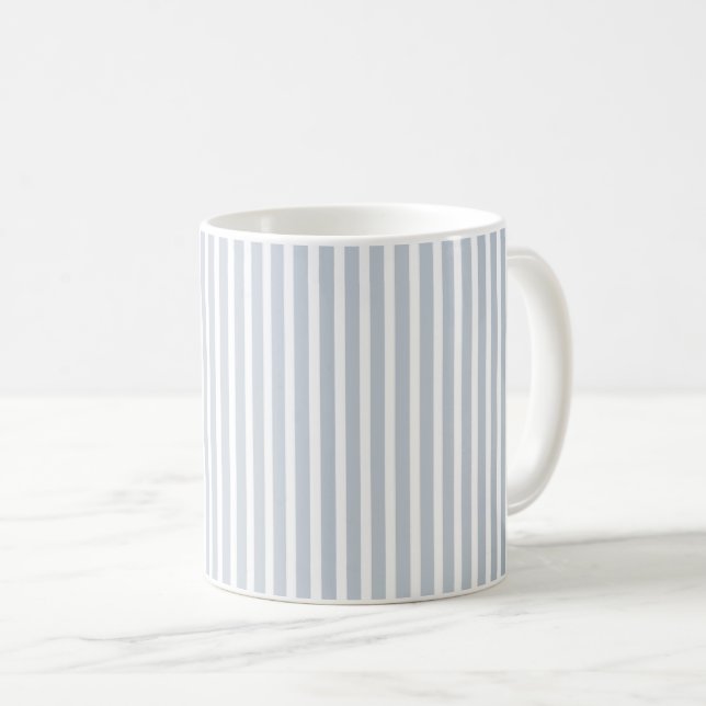 Einfache, zweiseitige Dekoration in Streifen und K Kaffeetasse (VorderseiteRechts)
