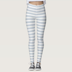 Einfache, zweiseitige Dekoration in Streifen und K Leggings