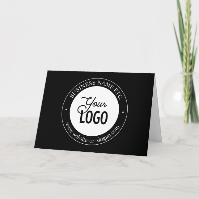 Einfacher Austausch von Logos und benutzerdefinier Dankeskarte (Vorderseite)
