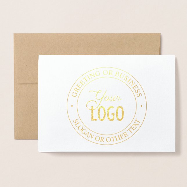 Einfacher Austausch von Logos und benutzerdefinier Folienkarte (Vorderseite mit Umschlag)