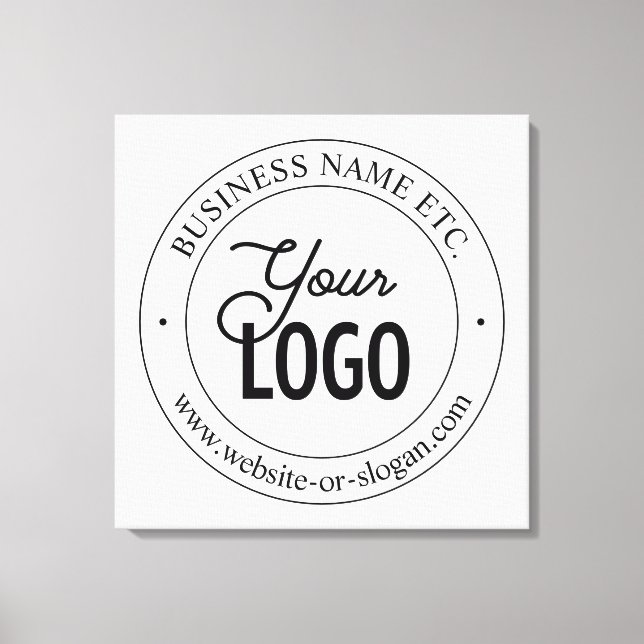 Einfacher Austausch von Logos und benutzerdefinier Leinwanddruck (Vorderseite)