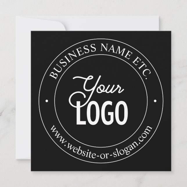 Einfacher Austausch von Logos und benutzerdefinier Mitteilungskarte (Vorderseite)