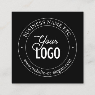 Einfacher Austausch von Logos und benutzerdefinier Quadratische Visitenkarte