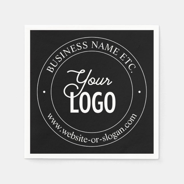Einfacher Austausch von Logos und benutzerdefinier Serviette (Vorderseite)