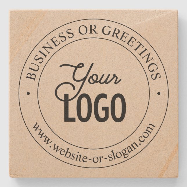Einfacher Austausch von Logos und benutzerdefinier Steinuntersetzer (Vorderseite)