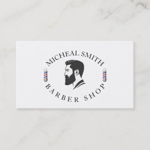 Einfacher Barber Visitenkarte