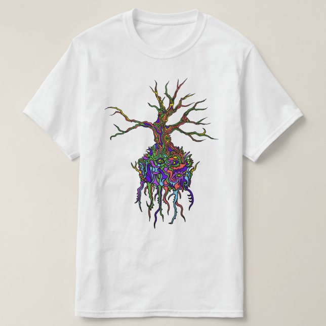 Einfacher Baum-T - Shirt (Design vorne)