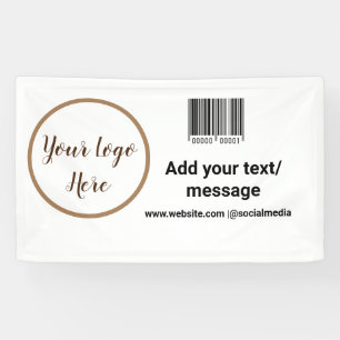 einfacher benutzerdefinierter Barcode fügen Sie Ih Banner
