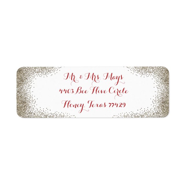 Einfacher Champagner-Border (Vorne)