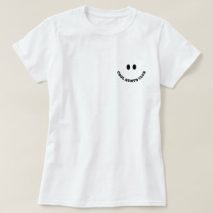 Einfacher Cooler Tanten Club Schriftzug T-Shirt