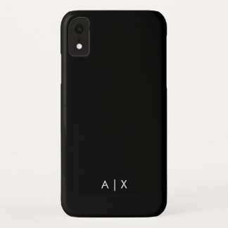 Einfacher Coupname mit Monogramm Case-Mate iPhone Hülle
