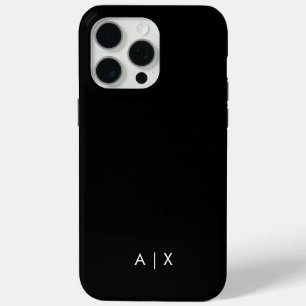 Einfacher Coupname mit Monogramm Case-Mate iPhone Hülle